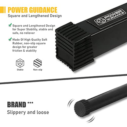 POWER GUIDANCE Dip Bar, Dip Stand Station for Full Body Strength Training, Adjustable Height 30Inches - 38.6Inched, 3 Colors Available - color: 2. black