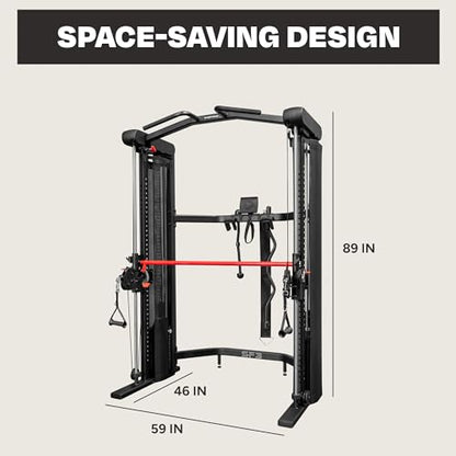 Inspire Fitness Home Gym Functional Trainer with Selectorized Smith Bar - Compact Home Workout Machine with Accessories and 2 x 165 lb Weight Stacks - style: Inspire w/ Selectorized Smith Bar
