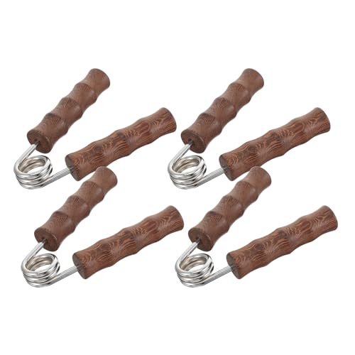 SUPVOX 4pcs Wooden Hand Grip Strengthener Kit Palm Hand Massager and Wrist Trainer for Finger and Forearm Exercise for Strengthening at Home Or Gym