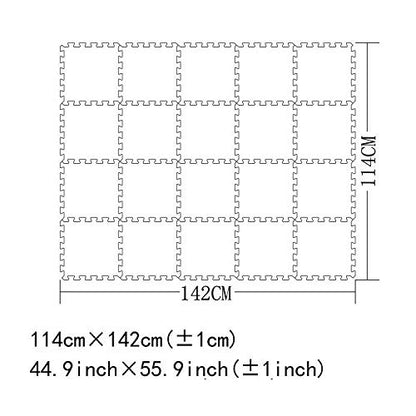 YIMINYUER® 20 Tiles (30cm×30cm×1cm Each Tile) Baby Soft Puzzle Play Mats, Kids Thick EVA Foam Floor, Toddlers & Children's Soft Interlocking Mat R01R04R09G301020 - color: White Black Red