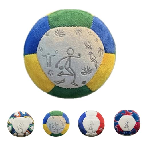 TREBIN Professional Hacky Footbag for Adults, Sand Filled Footbag for Agility Training and Juggling, Footbags for Trick Stalls, Fidget Toy and Stress Relief for All Skill Levels - color: #010 Dirtbag