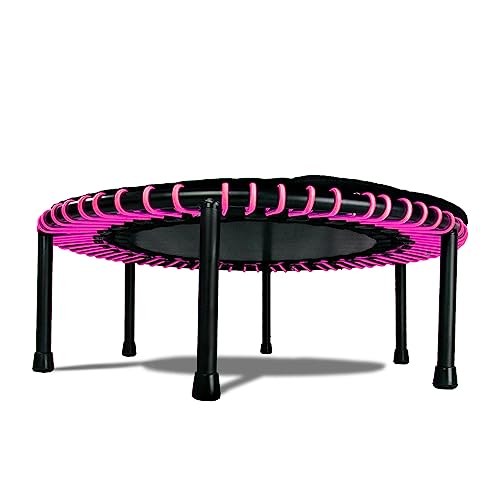 LEAPS & REBOUNDS Fitness Trampoline Rebounder - 48 in Pink