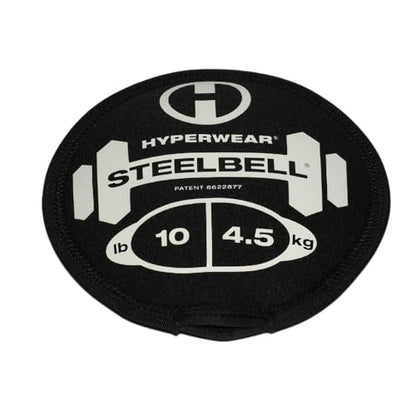 Hyperwear SteelBell - Hyper Flex 4-Way Stretch Neoprene, Patented No-Leak Slam Ball Kettlebell Strength Training - Sustainably Sourced USA Steel Shot - size: 10.0 Pounds
