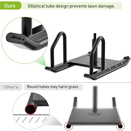Kipika Weight Sled, Workout Sled, Fitness Strength Training Sled, Speed Training Sled for Athletic Exercise, Speed Improvement, Easily Through Obstacles, Suitable for 1" & 2" Weight Plate - color: C- Black