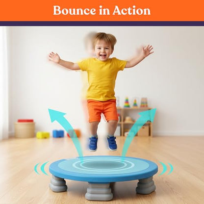 Special Supplies Kids Trampoline Rebounder Bouncing Board – Sensory Balance and Bounce Toy for Indoor and Outdoor Kids Toys - Outdoor Play Equipment