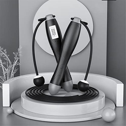 Digital Skipping Rope with Counter Adjustable Electronic Jump for Home Gym Fitness Exercise - color: D, size: D