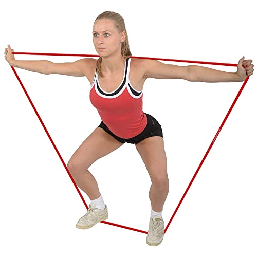Resistance Bands for Women and Men Pull up Bands Exercise Loop Band for Body Stretching Powerlifting Yoga Pilates Resistance Training - color: red