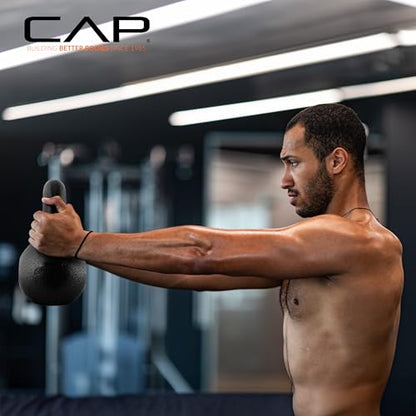 CAP Barbell Cast Iron Kettlebell - Singles and Sets, Multiple Weight Choices - size: 20.0 Pounds