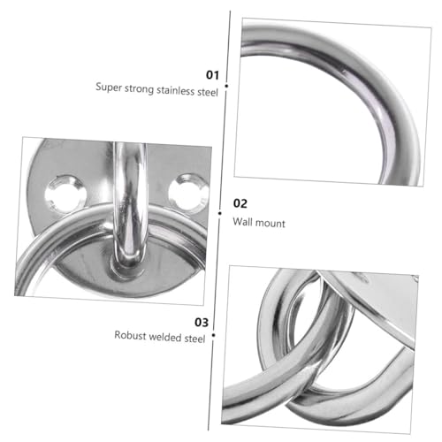 Cabilock Rotating Ceiling Mount Suspension Hooks for Suspension Trainer Aerial and Hanger Wall Mount Workout Anchor Included