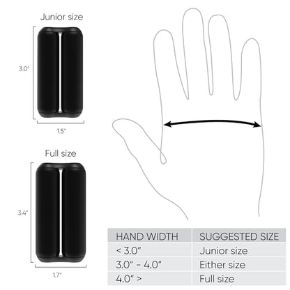 ONO Roller - Handheld Fidget Toy for Adults | Help Relieve Stress, Anxiety, Tension | Promotes Focus, Clarity | Compact, Portable Design (Black, Full Size - Aluminum) - size: Full Size, style: Aluminum - Black