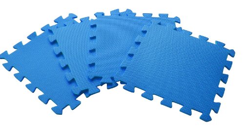 10-Piece Interlocking Floor Mats, Exercise Mat, Safety Play Floor Mat for Kids Tiles Cushions Soft Interlocking Exercise mats Garage Flooring Protector (10 Square Ft)