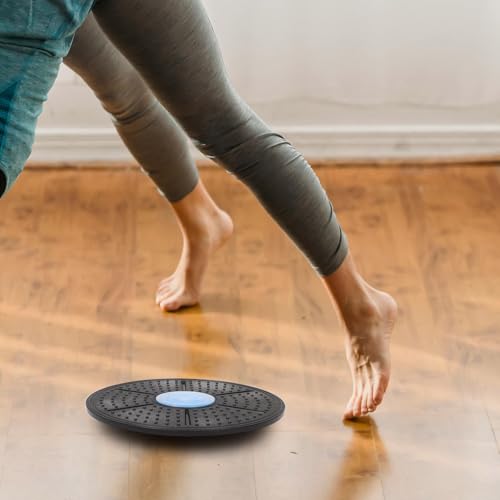 TOYANDONA Balance Board for Balance Training and Wobble Board Exercise Non-slip Blue Maze Pattern Step for Home Workouts and Physical Therapy