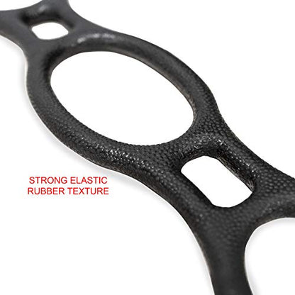 Valor Fitness Looped Stretch Bands – Heavy Duty Resistance Bands with Rings for Rehab, Stretching, Toning & Conditioning, Power Bands for Full-Body Workouts