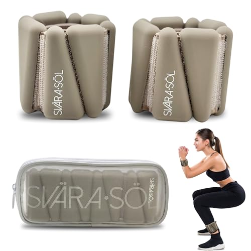 Wrist and Ankle Weights for Women and Men, Ankle Weights 1lb Each | 2 pack Wrist Weights for Women Adjustable Silicone Fitness Accessories | 2lb Weights Set, Home Workout