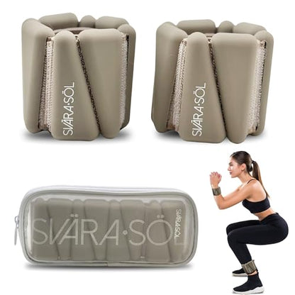 Wrist and Ankle Weights for Women and Men, Ankle Weights 1lb Each | 2 pack Wrist Weights for Women Adjustable Silicone Fitness Accessories | 2lb Weights Set, Home Workout