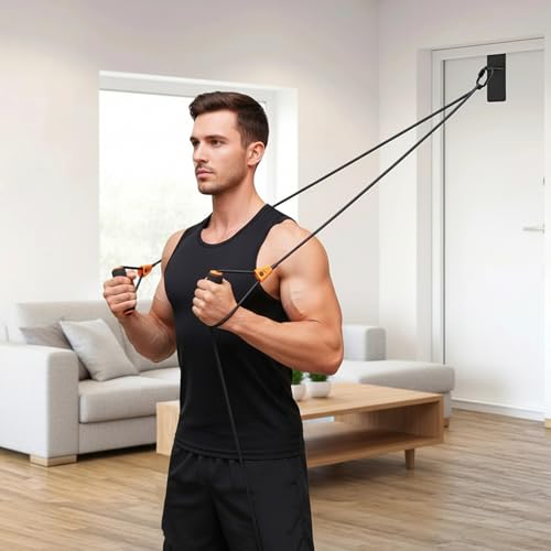 1PC Wall Anchor, Heavy Duty Resistance Band Wall Anchor Doorway Gym Attachment for Resistance Bands, Battle Ropes & Suspension Trainers..