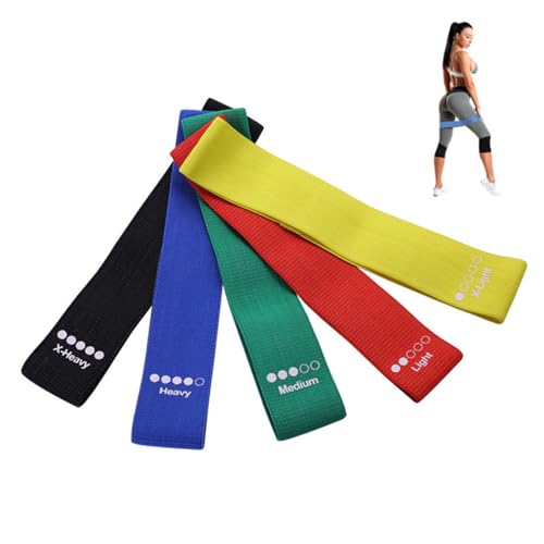 Tear Elastic Workout Band for Hip Shaping with Reinforced Construction Glute Resistance Loop Elastic Exercise Gym