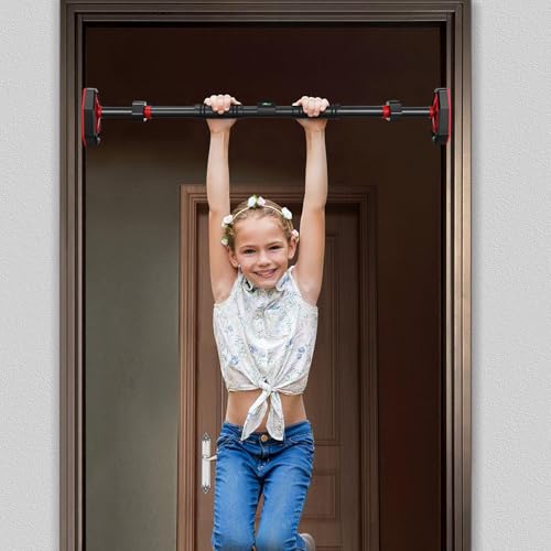 Pull Up Bar For Doorway, No Drilling Or Tools Required, 60-100cm Adjustable Size, Exercise Door Frame Bar, Home Fitness Pull Up Equipment, Heavy-Duty Construction, For Maximum Strength And Stability