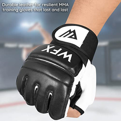 WFX Punch Bag Boxing Gloves Karate Mitts MMA Body Combat Taekwondo Training Martial Art Fighting Grappling Muay Thai TKD MMA Synthetic - size: Medium