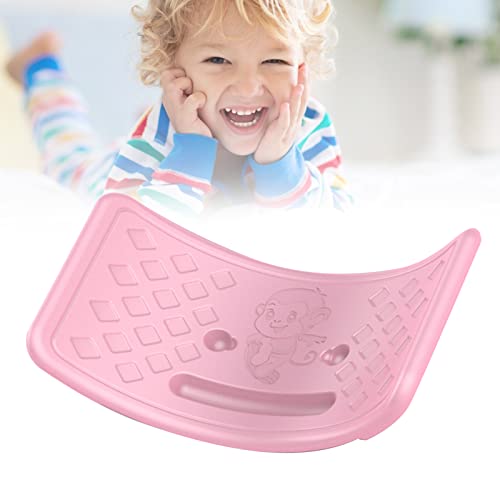Alvinlite Kids Balance Board,Wobble Board Seesaw Rocker,Creative Play Curved Plywood Toy Kids Toddler Open Ended Learning Toy , Yoga Curvy Board for Classroom & Office Adult(pink)