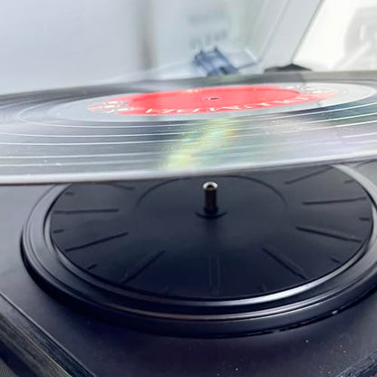 Turntable Mat, 7" Silicone Rubber Record Vinyl Slipmat Universal for All Record LP Players by Gartopvoiz - size: 7"