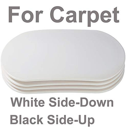 9-1/2in X 5-3/4in.Furniture Moving Kit (8pcs) for All Floor Types/Multi-Surface 2-in-1 Reusable Furniture Carpet Slider with Hardwood Glides/Furniture Sliders&Sock Gliders
