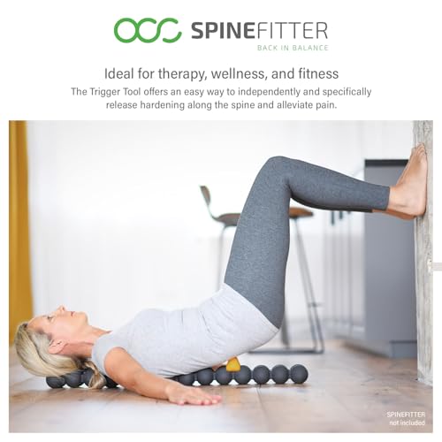 Spinefitter Trigger Tool by Sissel, Trigger Tool for Deep Pressure Massage, add on for Back Stretcher, Back Cracker for Upper & Lower Back Relief, Spine Decompressor, Trigger Tool