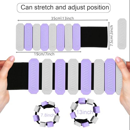 Ankle and Wrist Weights for Women, Adjustable Weights Set of 2 (1Lb Each), for Walking, Yoga, Dance, Gym