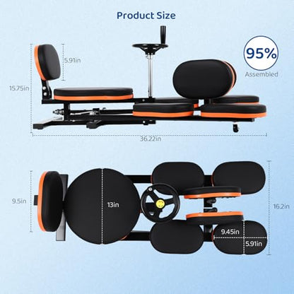 Leg Stretcher,220lbs Heavy Leg Stretch Machine,200° Adjustable Split Machine for Ballet,Home Gym Leg Stretching Training Machine, Suitable for Ballet, Dance, Yoga, Home Gym Dedicated