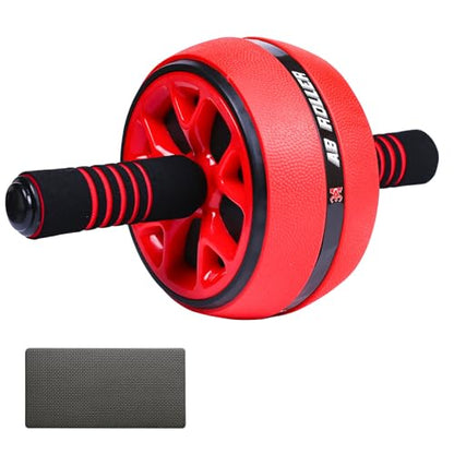 AB Wheel Roller, Exercise Abdominal Fitness Wheel, Work-out Strength-Training Roller, 12"W