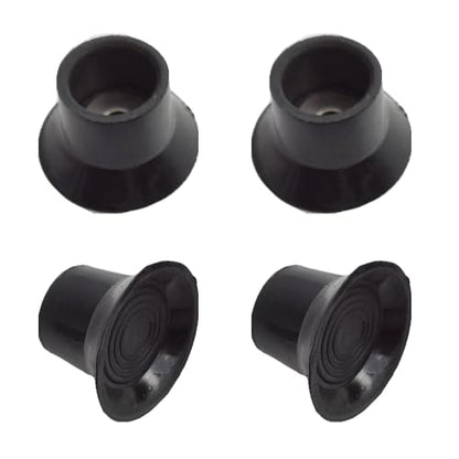 4 Pack Mini Trampoline Leg Caps Replacement ID 1 Inch Rubber Cap Tips for Mini Rebounder Trampoline Foldable Mini Trampoline Fitness Trampoline Fitness Rebounder Indoor Workout Rebounders