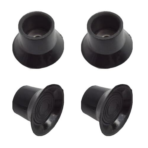 4 Pack Mini Trampoline Leg Caps Replacement ID 1 Inch Rubber Cap Tips for Mini Rebounder Trampoline Foldable Mini Trampoline Fitness Trampoline Fitness Rebounder Indoor Workout Rebounders