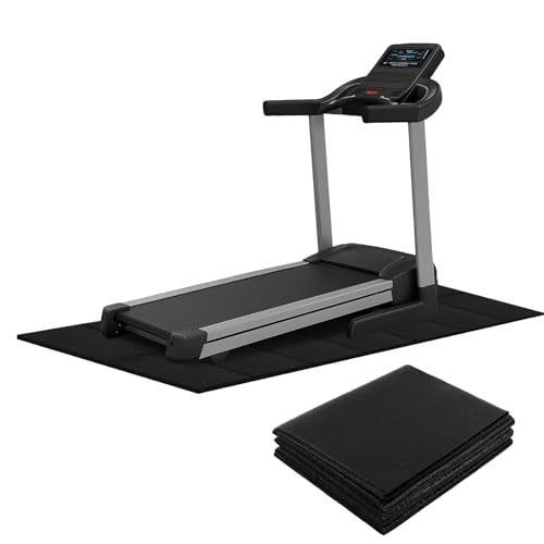 Molain Walking Pad Mat,Foldable Treadmill Mat for Hardwood Floor,68x24 Inch - size: 0.4CM