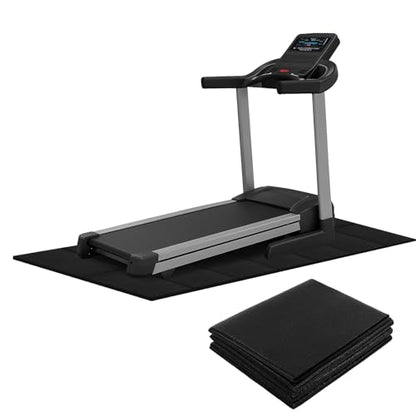 Molain Walking Pad Mat,Foldable Treadmill Mat for Hardwood Floor,68x24 Inch - size: 0.4CM