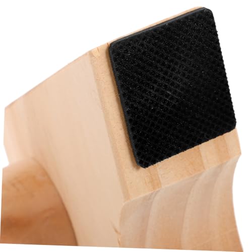 ABOOFAN Wooden Push up Bars Pair 30cm Beech Wood Non-slip Parallettes Strength Training Handles for Men Women Home Gym Calisthenics Equipment