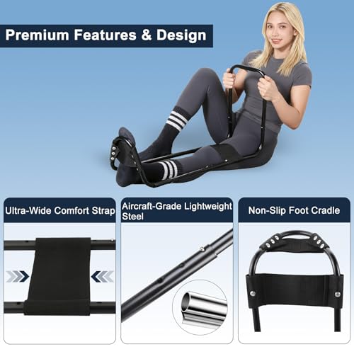 Knee Extension Device, Hamstring Leg Stretcher for Lower Body Flexibility, Improves Range of Motion