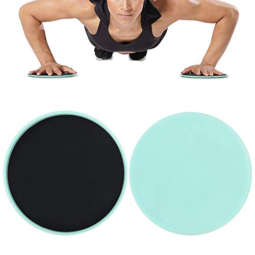 Yosoo 2 Pcs Core Sliders Exercise Sliders Fitness Gliding Disks for Exercise for Abdominal Core Exercise Equipment Home Fitness Equipment