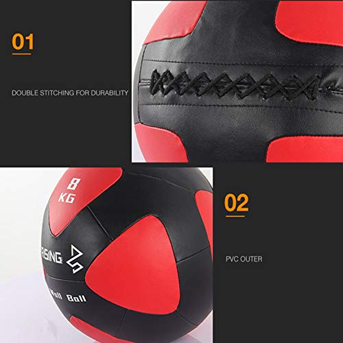 AGYH Soft, Non-Elastic Fitness Squash, Optional Weight of 3kg/4kg/5kg/6kg/7kg/8kg, Suitable for Core Training and Aerobic Exercise (Size : 6kg/13.2lb)