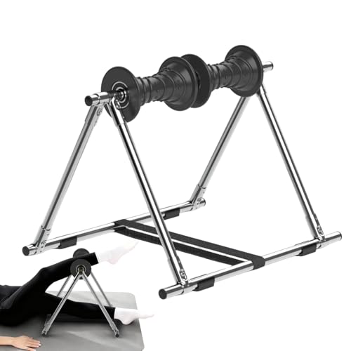 Leg Massager Roller, Foldable Muscle Fatigue Recovery Device, Leg Rolling Massage Tool, Ergonomic Textured Design and Compact Foldable Construction, Post Exercise Fitness Workout Yoga Prolonged - color: Black