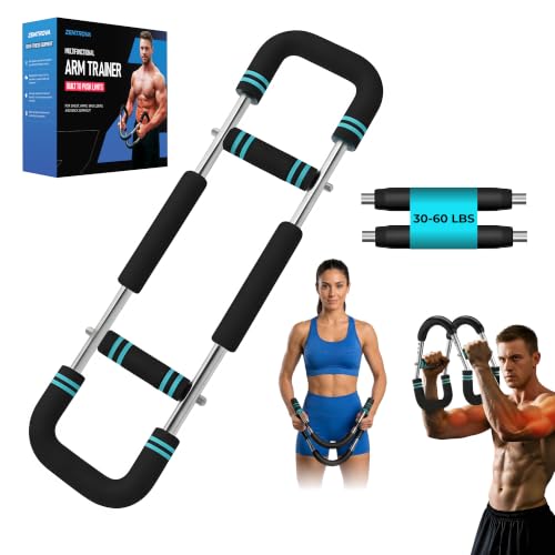 Twister Arm Trainer, Adjustable Resistance 30–120 lbs, Chest & Arm Trainer Workout Equipment for Men & Women | Portable Forearm Strengthener Twister | Upper Body Strength Trainer | Home Gym Fitness