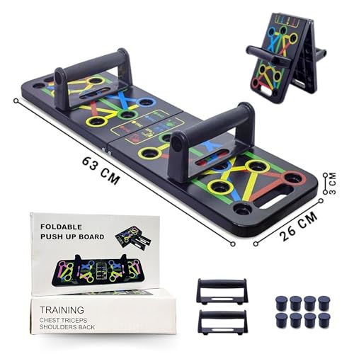 15 in 1 Pushup Board for Strength Training, Fitness and Exercise Equipment for men & woman, Home & Gym Exercise Equipment for Chest, Shoulder, Triceps Workout