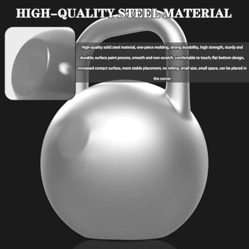 Kettlebell Weights for Women Men's Muscle Training Kettle Bells, Professional Gym Dumbbell, Squat/Swing/Lunge, Beginner Sports Equipment(Grey-10kg) - color: Grey-10kg