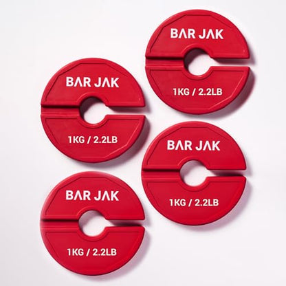 Micro Plates. 1 KG / 2.2 LBS Dumbell Fractional Weight Plate, x4 Pieces, Dumbell Weights, Kettlebell weights Training, Strength Training Micro Plates Weight Plate