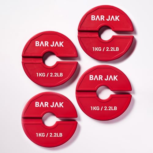 Micro Plates. 1 KG / 2.2 LBS Dumbell Fractional Weight Plate, x4 Pieces, Dumbell Weights, Kettlebell weights Training, Strength Training Micro Plates Weight Plate