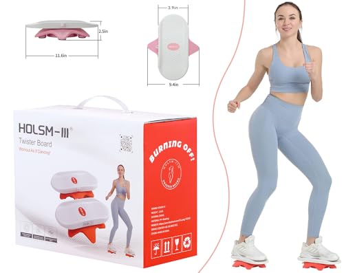 Ab Twister Board,Twister Exercise Board,Waist Twisting Disc-Ab Board Exercise,Twisting Stepper,Waist Trainer Trimmer,Ab Board-for Ab Exercise Abs Core,Slimming Waist Full Body Toning Workout Home Gym