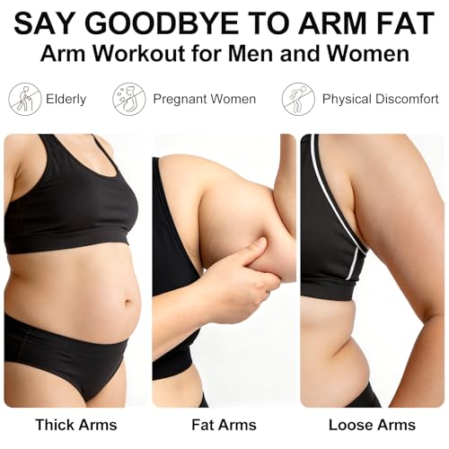 Arm Workout for Men and Women, 360° Hand-Crank Forearm Trainer, Arms and Shoulder Exercise Equipment, Home Workout Equipment and Gym Workouts, for Fitness & Toning