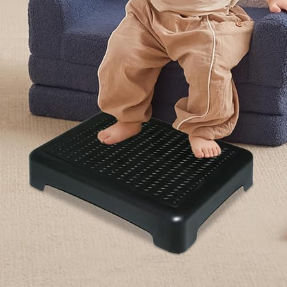 Foot Stool Safety Elderly Stepping Stool for Bed - color: Black