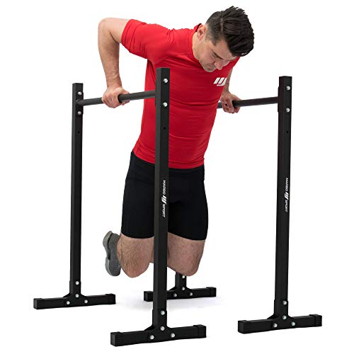 Marbo Sport Dip Station Dip Stand Push Up MH-D211 | Made in EU - color: Black