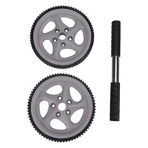 Portable Dual Wheel Ab Roller for Core Strength Training Non-slip Handles for Stability for Beginners and Advanced Users Fitness Equipment for Home Workouts