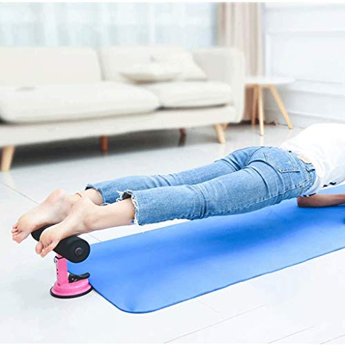 Self Suction Sit Up Bar Assist Height Adjustable Sit-ups Assistant Device Fitness Abdominal Muscle Training Exercise Home Gym Workout Equipment - color: E